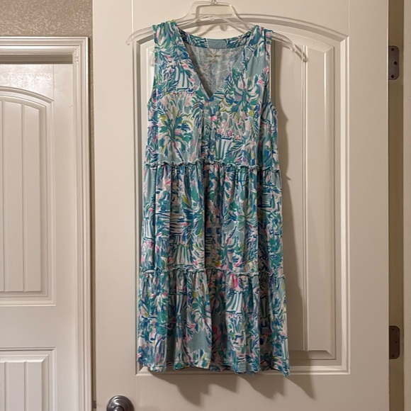 Lilly Pulitzer Tiered Ruffle Dress - Picture 1 of 8
